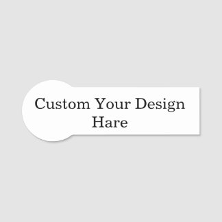 Werbe- Custom Einfach Ihr Logo 3,75" X 1,25" Namensschild