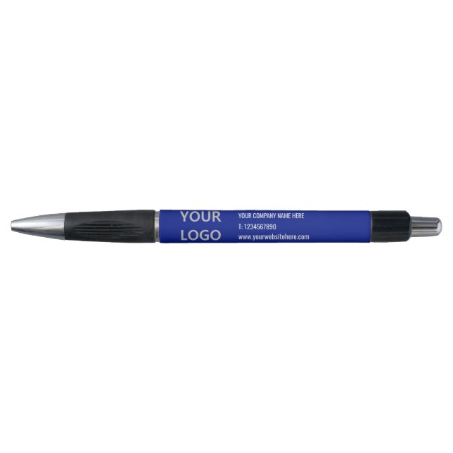 Werbe Geschäft Logo Text Personalisierter Stift (Vorderseite)