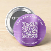 Werbe-Geschäfts-QR-Code Lila Pin