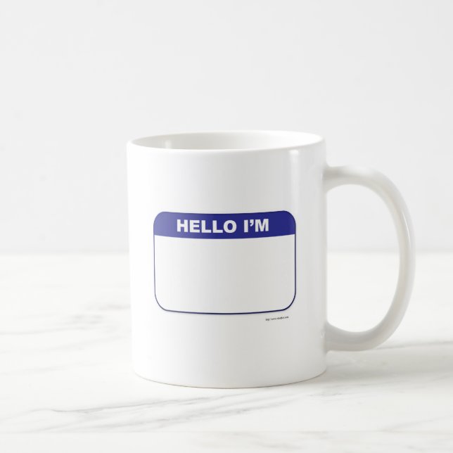 Werbe-Individuelle Name-Tag Tasse (Rechts)