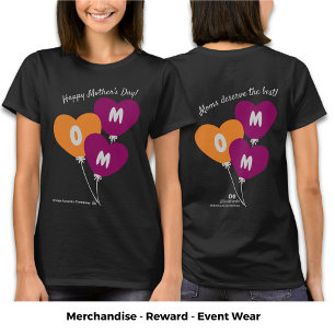 Werbe- Logo zum Muttertag Social Connect T-Shirt