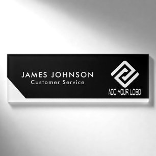 Werbe-Magnet-Name-Tag mit Firmenlogo Namenschild
