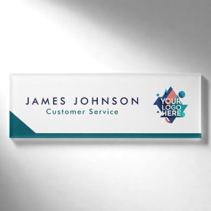 Werbe-Magnet-Name-Tag mit Firmenlogo Namenschild