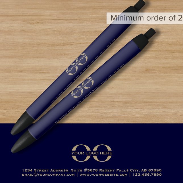 Werbe-Pen mit Logo für den Navy Blue Gold Award Kugelschreiber (Von Creator hochgeladen)