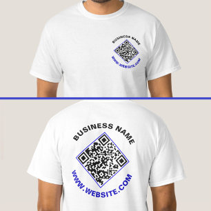 Werbe-Scan Mich. Benutzerdefinierter QR-Code für M T-Shirt