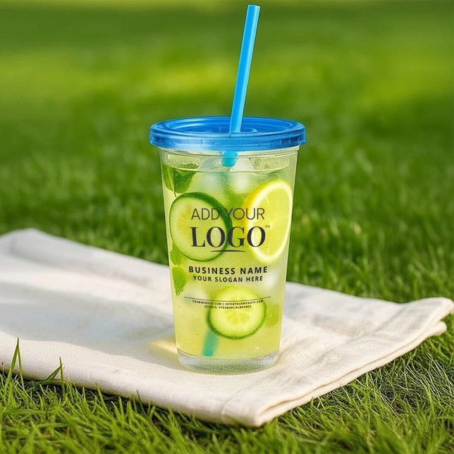 Werbe-Swag für kundenspezifische Logos und Firmenn Acryltrinkbecher (Von Creator hochgeladen)