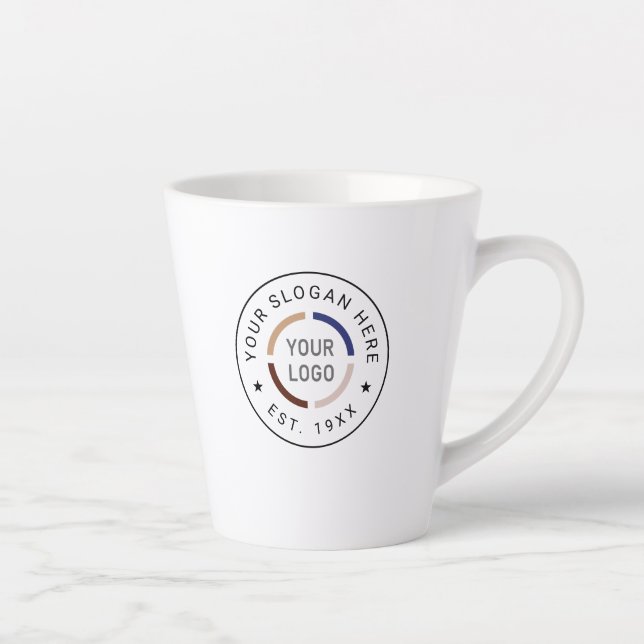 Werbe-Tasse für benutzerdefinierte Logos Milchtasse (Rechts)