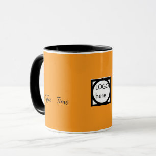 Werbe-Zweifarben-Kaffeetasse, braun Tasse