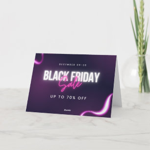 Werbeaktion Black Friday Einladung