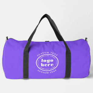 Werbeaktion der Logos von Lavender Indigo Company Duffle Bag
