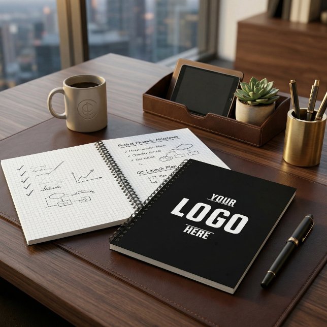 Werbeaktion für benutzerdefinierte Logos Notizbuch (Custom Logo Business Promotional Black Notebook)