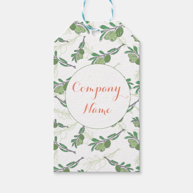 Werbeaktion für berufliche Firmenlogos Geschenkanhänger (Vorderseite)