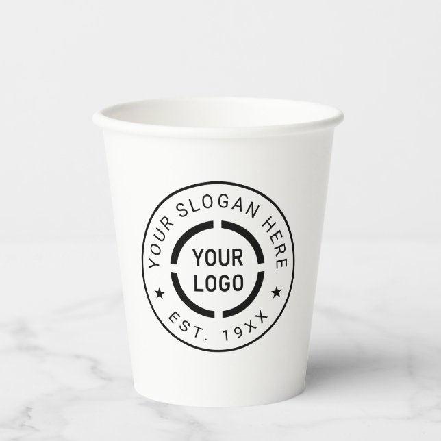 Werbeaktion für das benutzerdefinierte Logo Pappbecher (Vorderseite)