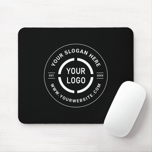 Werbeaktion für das benutzerdefinierte schwarze Lo Mousepad (Mit Mouse)
