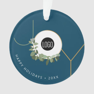 Werbeaktion für das Logo "Blue JOY Wreath Happy Ho Ornament