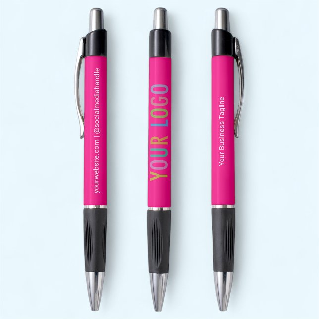 Werbeaktion für das Logo "Pink Pens" Kugelschreiber (MISOOK Hot Pink Pens with Logo)