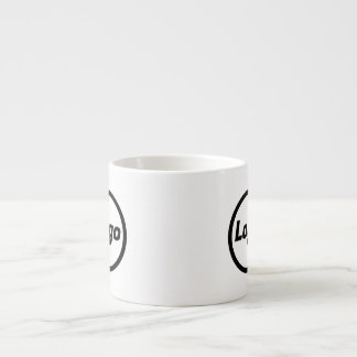 Werbeaktion für einfaches Firmenlogo Espressotasse