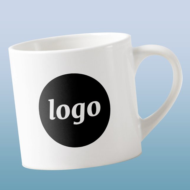 Werbeaktion für einfaches Logo Espressotasse (Simple logo minimalist business branding promotional espresso coffee cup)