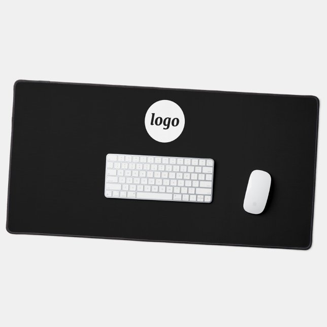 Werbeaktion für einfaches Logo Schreibtischunterlage (Simple logo business branding promotional desk mat)