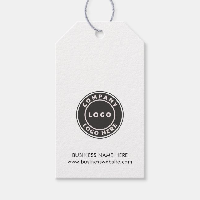 Werbeaktion für Firmenlogo Geschenkanhänger (Vorderseite)