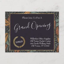 Werbeaktion für Firmenlogos Blätter Gold