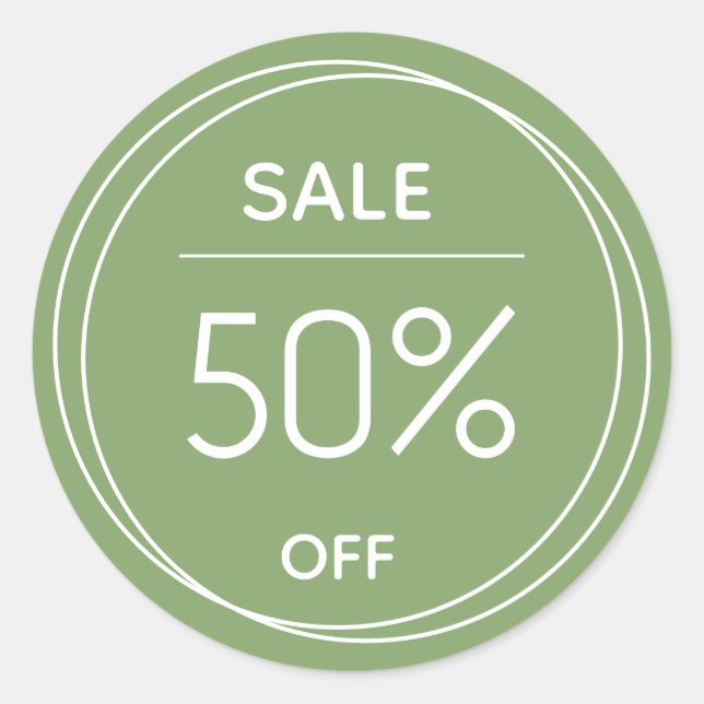 Werbeaktion für Grünladen Runder Aufkleber (Vorderseite)