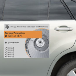 Werbeaktion für kleine Unternehmen Auto Magnet