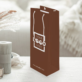 Werbeaktion für kundenspezifische Firmenlogo Geschenktüte Für Weinflaschen