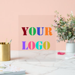 Werbeaktion für kundenspezifische Firmenlogos Acrylschild