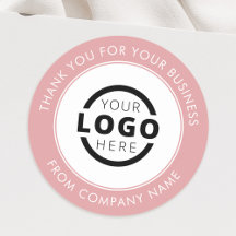 Werbeaktion für kundenspezifische Firmenlogos Dank