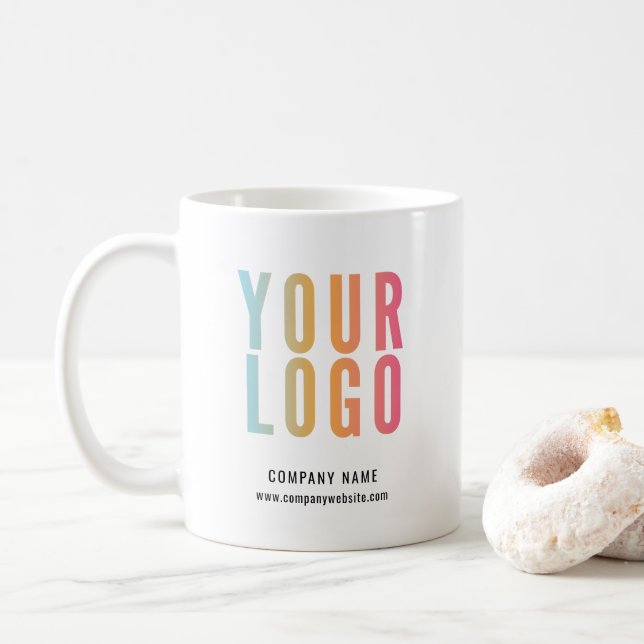 Werbeaktion für kundenspezifische Firmenlogos Kaffeetasse (Mit Donut)
