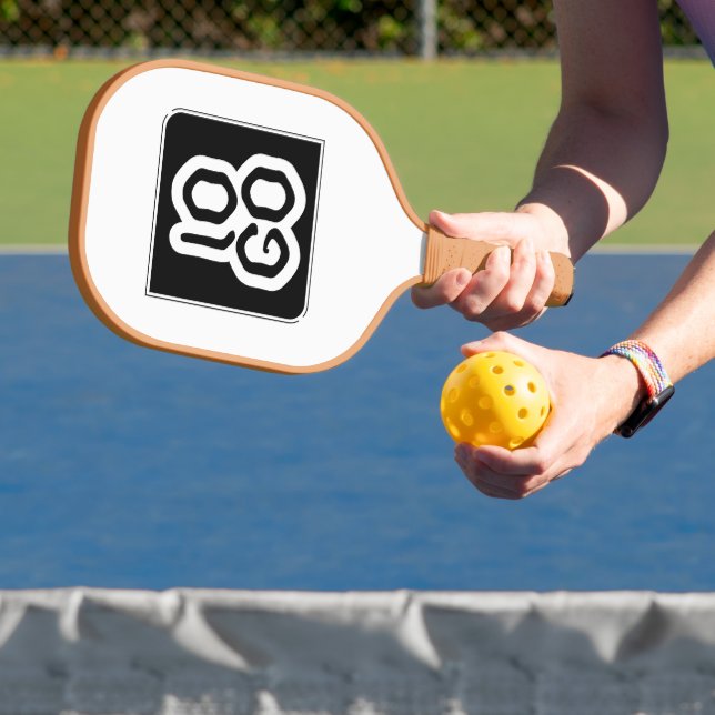 Werbeaktion für kundenspezifische Firmenlogos Pickleball Schläger (InSitu)