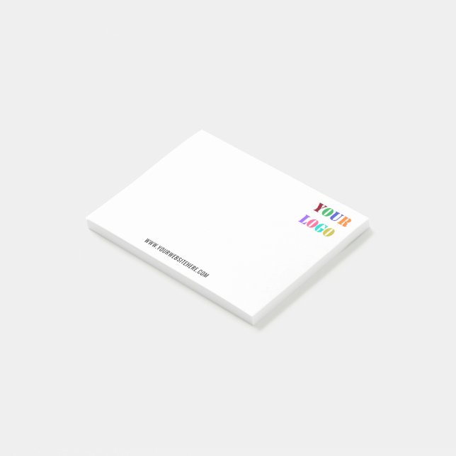 Werbeaktion für kundenspezifische Logos Personalis Post-it Klebezettel (angewinkelt)