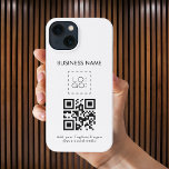Werbeaktion für kundenspezifisches Business-Logo u iPhone 13 Hülle<br><div class="desc">Werben Sie stilvoll für Ihre Marke mit diesem individuellen iPhone-Gehäuse mit Ihrem quadratischen Firmenlogo,  bearbeitbarem Text und einem scannbaren QR-Code. Dieses stilvolle und moderne Gehäuse eignet sich ideal für Party,  Werbeveranstaltungen oder Firmengeschenke und trägt zur Stärkung Ihres Markenauftritts bei. Fügen Sie einfach Ihr Logo hinzu und sagen "scanne mich"!</div>