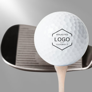 Werbeaktion für Logos mit weißem Hintergrund Golfball