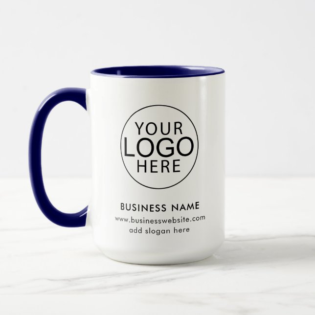 Werbeaktion für moderne Firmenlogos Tasse (Links)