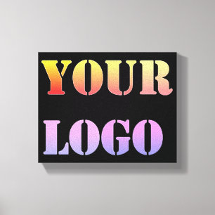 Werbeaktion für Personalisierte Logos Leinwanddruck