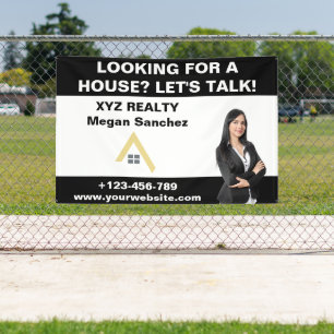 Werbeaktion für Real Anwesen Broker-Logos Banner