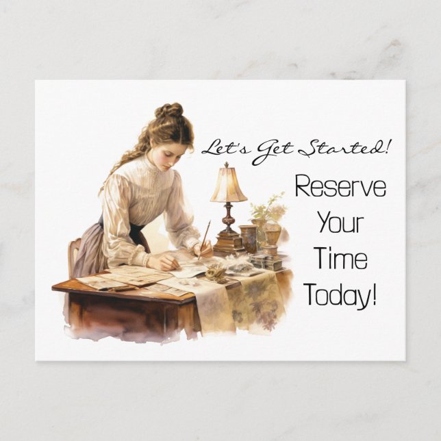 Werbeaktion für Unternehmen Postkarte (Vorderseite)