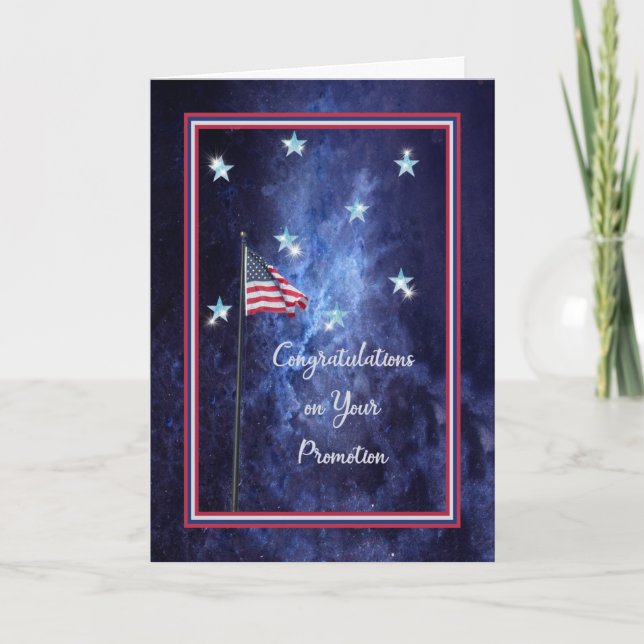 Werbeaktion für US Service Man oder Frau in Blue Karte (Vorderseite)