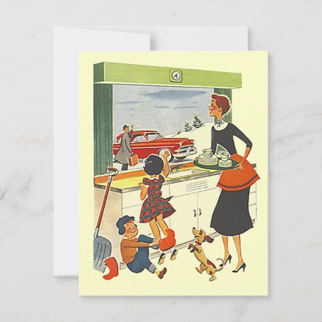 Werbeaktion rückwärts oder ab auf neue Party Einla Einladung (Vorderseite)