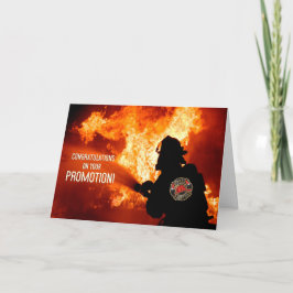Werbeaktion zum stellvertretenden Brandbekämpfungs Karte