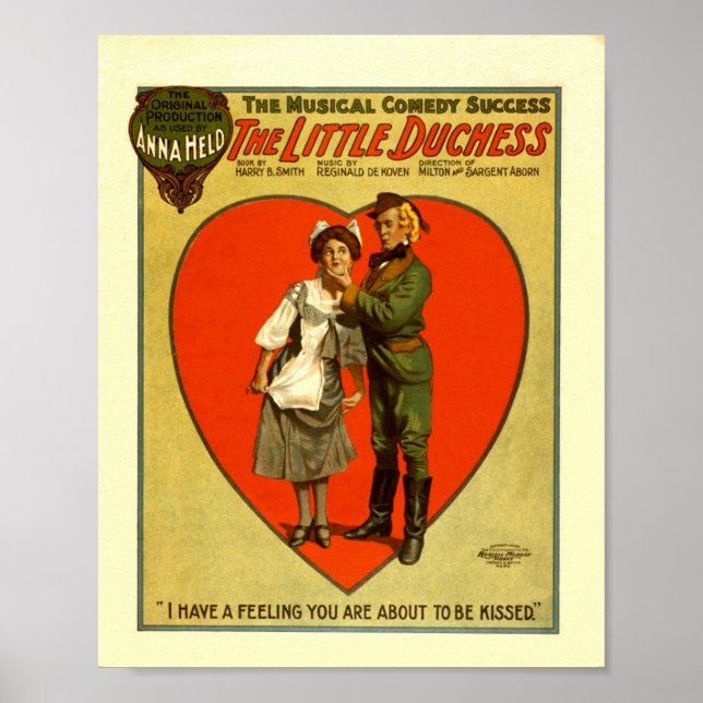 Werbeanzeige für eine Vintage-Komödie-Show Poster (Vorne)