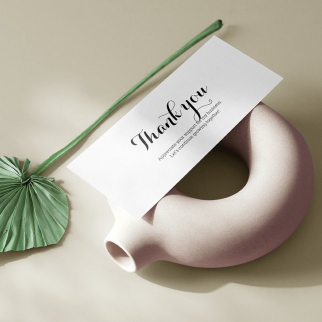 Werbeartikel danken Ihnen Schwarz und Weiß (Promotional Supplies Thank You Black And White)