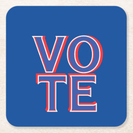 Werbeartikel Rechteckiger Pappuntersetzer