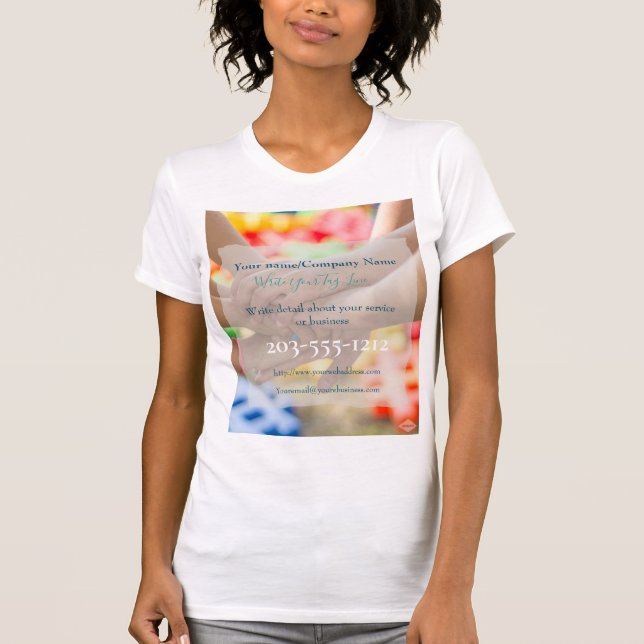 Werbeaufkleber, den Sie anpassen - HAMbyWG T-Shirt (Vorderseite)