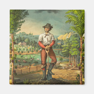 Werbeausdruck für Grange-Mitglieder Magnet