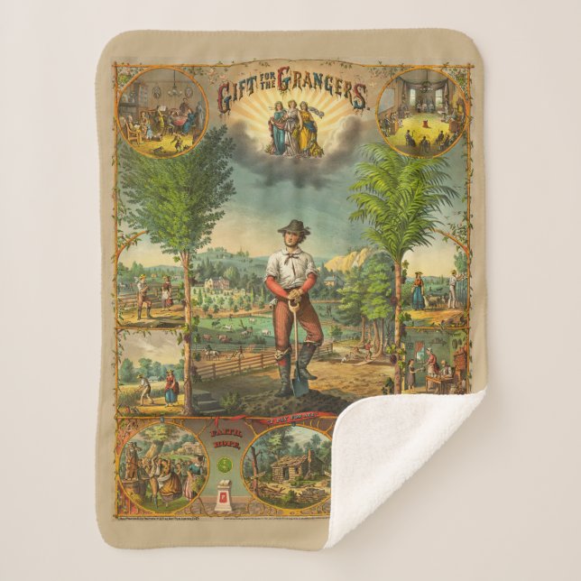 Werbeausdruck für Grange-Mitglieder Sherpadecke (Vorderseite)