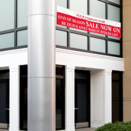 Werbebanner für den Einzelhandel Banner