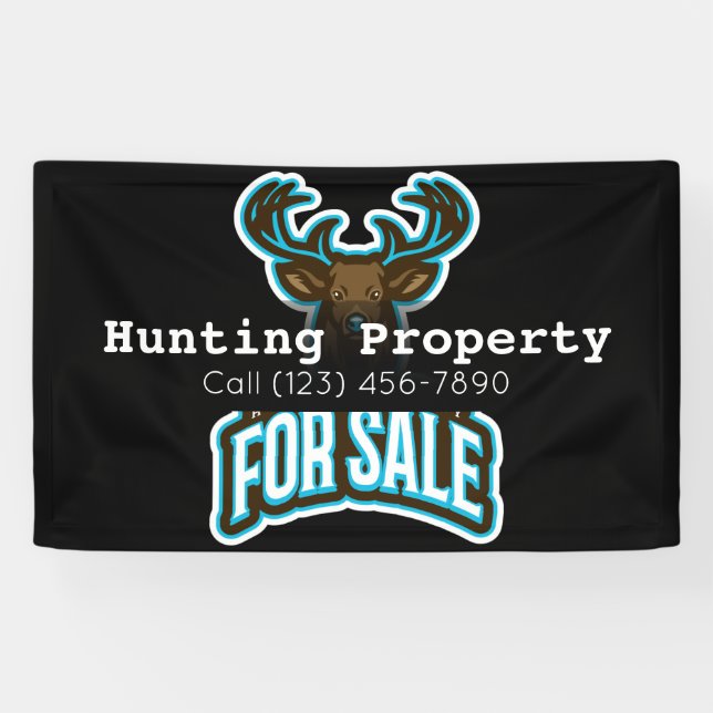 Werbebanner für die Jagdgesellschaft Banner (Horizontal)